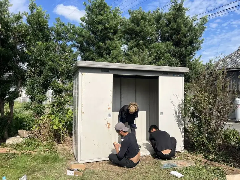 物置の設置（組み立て）